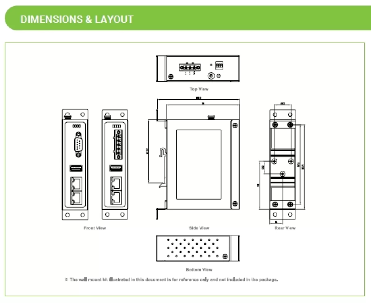 DIMENSIONS & LAYOUT